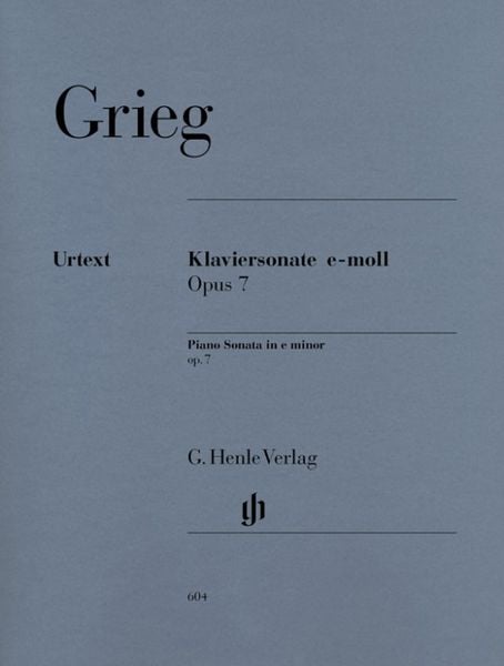 Produktbild: Edvard Grieg - Klaviersonate e-moll op. 7