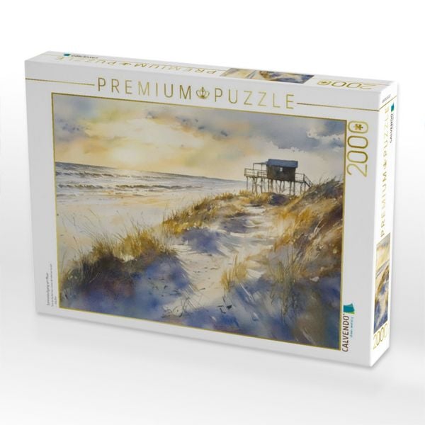 Produktbild: CALVENDO Puzzle Sonnenaufgang am Meer | 2000 Teile Lege-Gr&ouml;&szlig;e 90x67cm Foto-Puzzle f&uuml;r gl&uuml;ckliche Stunden
