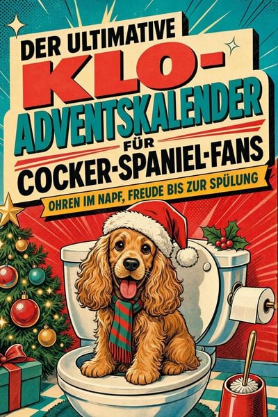 Produktbild: Der ultimative Klo-Adventskalender f&uuml;r Cocker-Spaniel-Fans