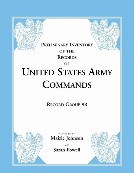 Produktbild: Preliminary Inventory of the Records of United States Army Commands