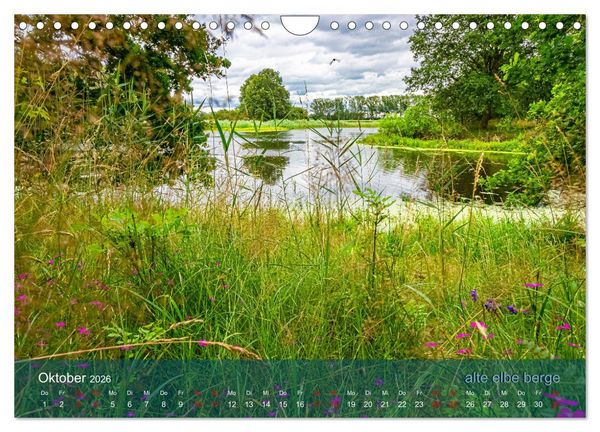 Produktbild: der elbestrom landschaft (Wandkalender 2026 DIN A4 quer), CALVENDO Monatskalender