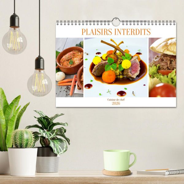 Produktbild: Plaisirs interdits (Calendrier mural 2026 DIN A4 vertical), CALVENDO calendrier mensuel