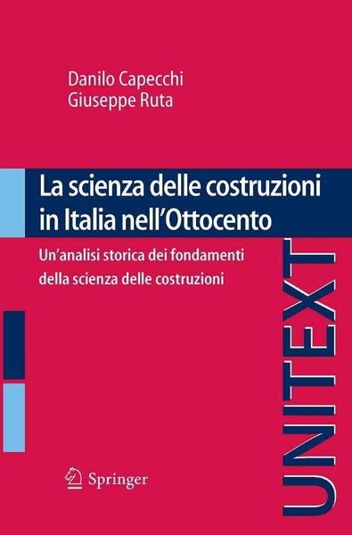 Produktbild: La scienza delle costruzioni in Italia nell'Ottocento