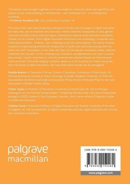 Produktbild: Time and Space in the Neoliberal University