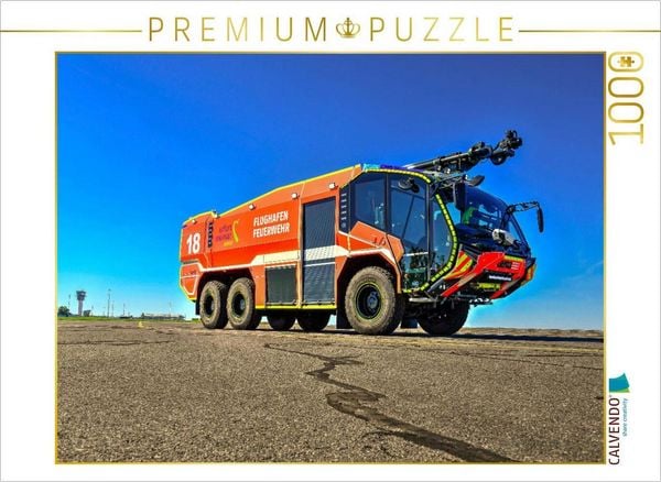 Produktbild: CALVENDO Puzzle FLF 11.500/1.400/P250-HRET / Rosenbauer Panther 6x6 / Flughafen Erfurt-Weimar | 1000 Teile Lege-Gr&ouml;&szlig;e 64x48cm Foto-Puzzle f&uuml;r gl&uuml;cklic