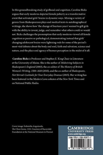 Produktbild: Cognition and Girlhood in Shakespeare's World