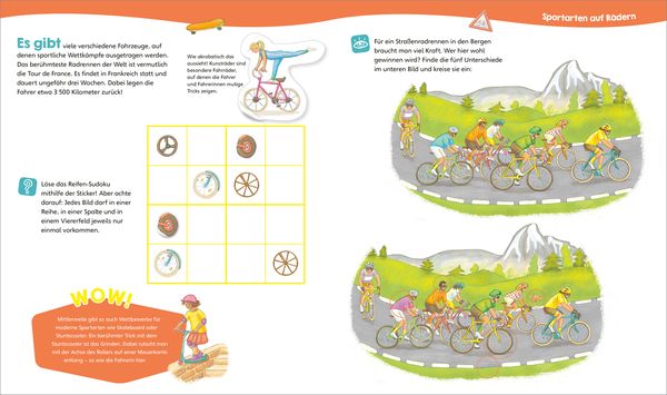 Produktbild: WAS IST WAS Junior Mitmach-Heft Alles, was rollt!