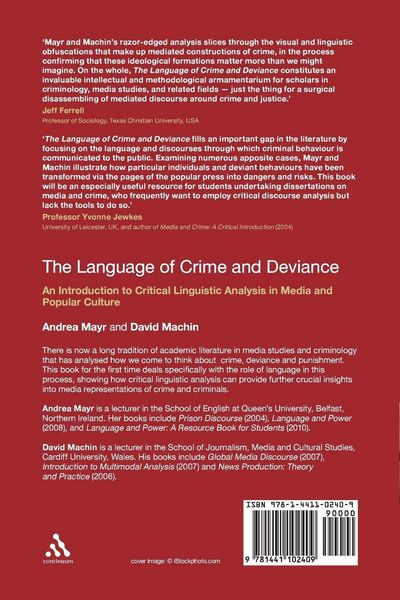 Produktbild: The Language of Crime and Deviance