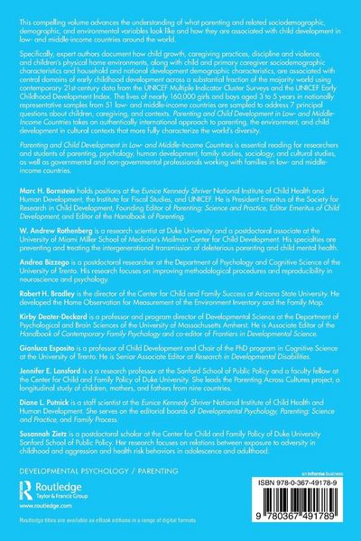 Produktbild: Parenting and Child Development in Low- and Middle-Income Countries