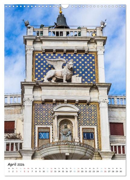 Produktbild: Venedig - Magische Impressionen (Wandkalender 2026 DIN A3 hoch), CALVENDO Monatskalender