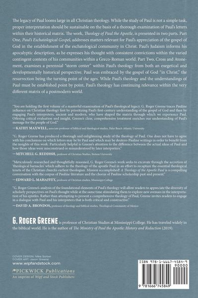 Produktbild: A Theology of Paul the Apostle, Part One