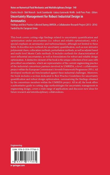 Produktbild: Uncertainty Management for Robust Industrial Design in Aeronautics