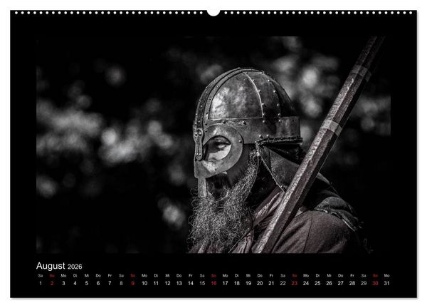 Produktbild: Wikinger und Krieger (Wandkalender 2026 DIN A2 quer), CALVENDO Monatskalender