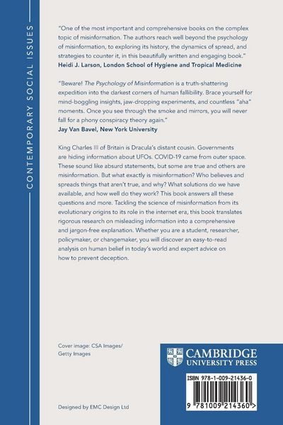Produktbild: The Psychology of Misinformation