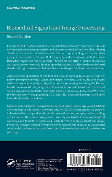 Produktbild: Biomedical Signal and Image Processing