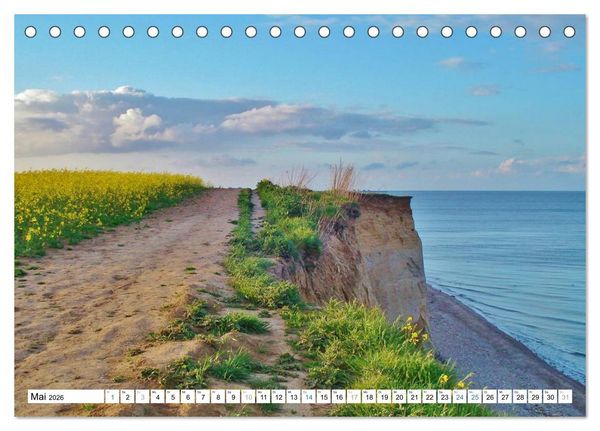 Produktbild: Die Ostsee - von Schleswig nach Gl&uuml;cksburg (Tischkalender 2026 DIN A5 quer), CALVENDO Monatskalender