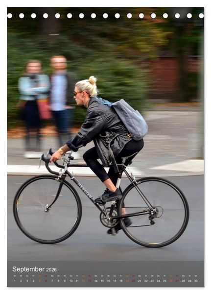 Produktbild: Fahrradfahren (Tischkalender 2026 DIN A5 hoch), CALVENDO Monatskalender