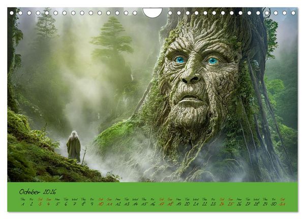 Produktbild: A strange forest In the lonely undergrowth (Wall Calendar 2026 DIN A4 landscape), CALVENDO 12 Month Wall Calendar