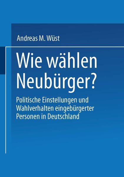 Produktbild: Wie w&auml;hlen Neub&uuml;rger?