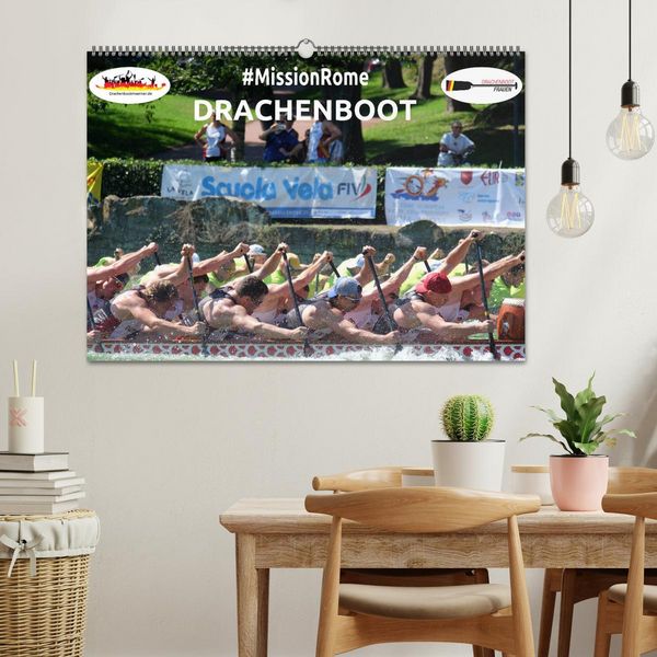 Produktbild: Drachenboot - MissionRome (Wandkalender 2026 DIN A2 quer), CALVENDO Monatskalender