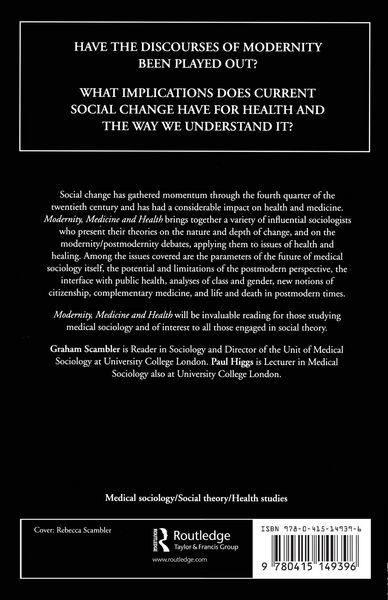 Produktbild: Modernity, Medicine and Health
