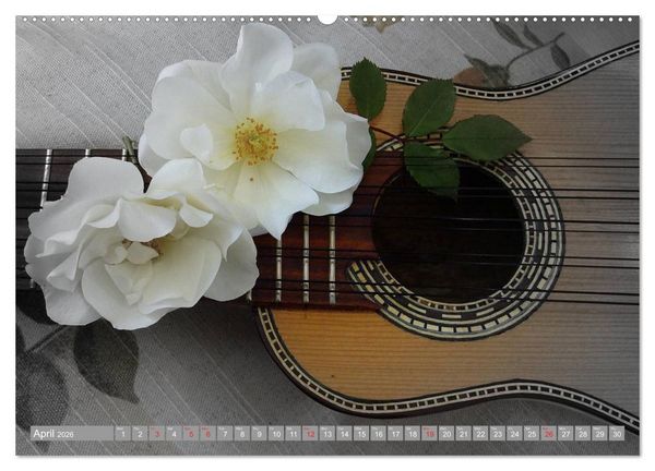 Produktbild: Music Magic of musical instruments (High Quality Premium Wall Calendar 2026 DIN A2 landscape),CALVENDO 12 Month Wall Calendar