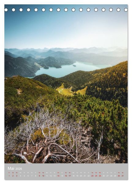 Produktbild: Deutsche Alpenmomente (Tischkalender 2026 DIN A5 hoch), CALVENDO Monatskalender