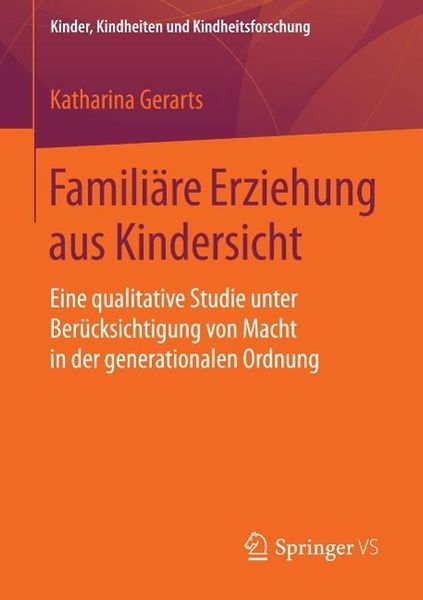 Produktbild: Famili&auml;re Erziehung aus Kindersicht