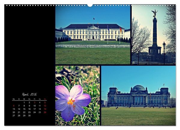 Produktbild: BERLIN horizontal (Wandkalender 2026 DIN A2 quer), CALVENDO Monatskalender