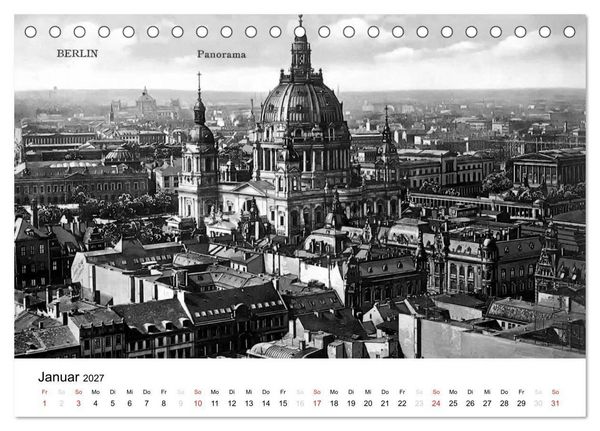 Produktbild: Gr&uuml;&szlig;e aus dem alten Berlin (Tischkalender 2027 DIN A5 quer), CALVENDO Monatskalender