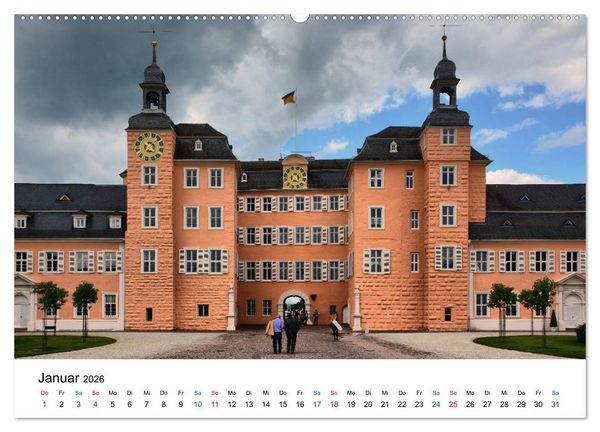 Produktbild: Schwetzingen - Ansichtssache (hochwertiger Premium Wandkalender 2026 DIN A2 quer), Kunstdruck in Hochglanz