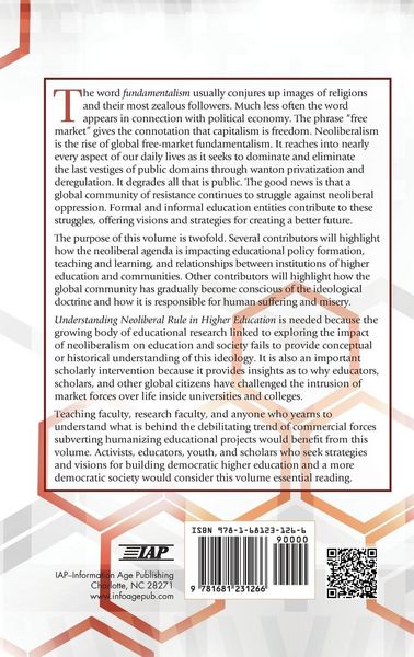 Produktbild: Understanding Neoliberal Rule in Higher Education