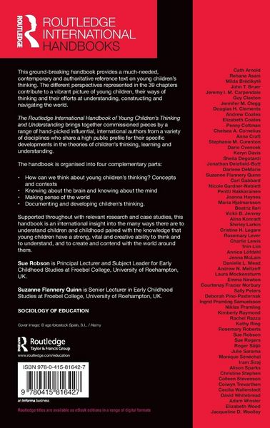 Produktbild: The Routledge International Handbook of Young Children's Thinking and Understanding