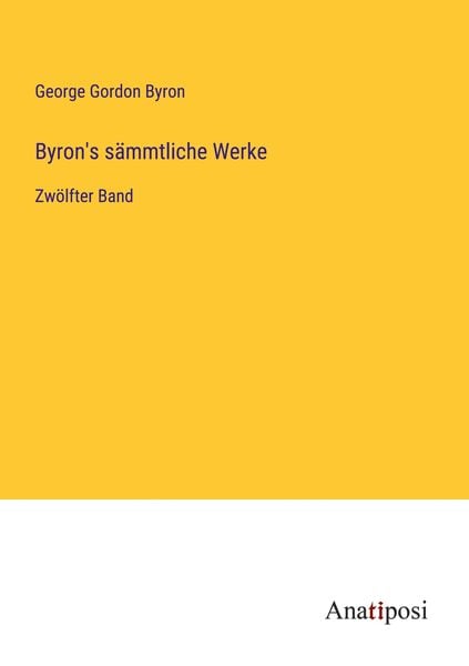Produktbild: Byron's s&auml;mmtliche Werke