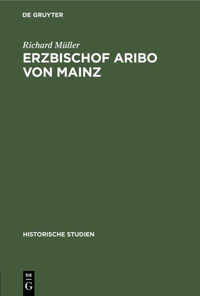 Produktbild: Erzbischof Aribo von Mainz