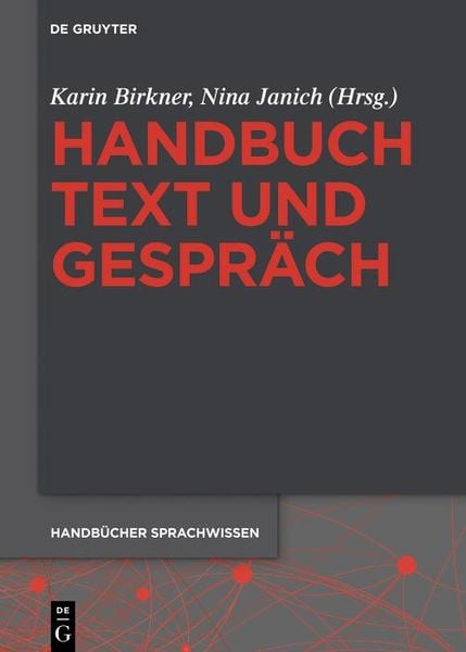 Produktbild: Handbuch Text und Gespr&auml;ch