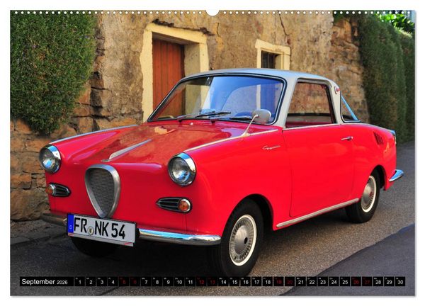 Produktbild: Goggomobil Coup&egrave; 250 TS (Wandkalender 2026 DIN A2 quer), CALVENDO Monatskalender