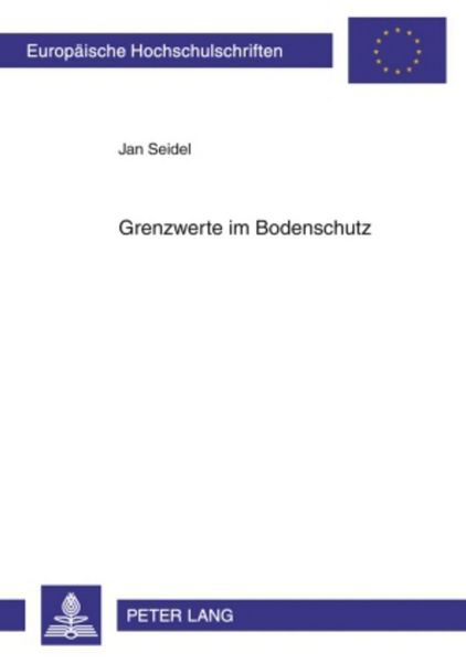 Produktbild: Grenzwerte im Bodenschutz