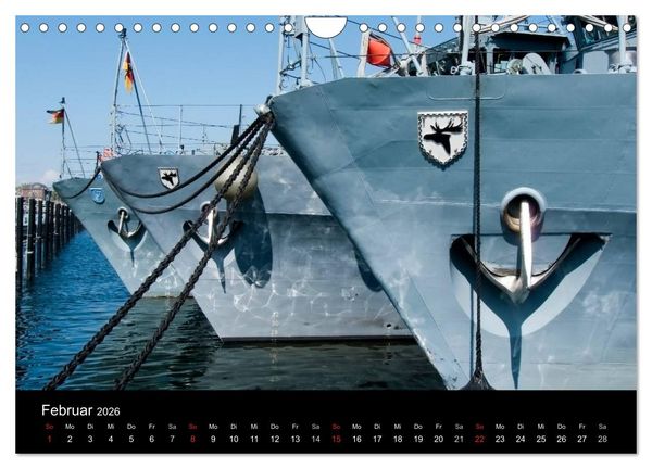 Produktbild: Marinest&uuml;tzpunkt Kiel (Wandkalender 2026 DIN A4 quer), CALVENDO Monatskalender
