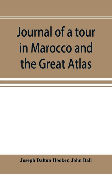 Produktbild: Journal of a tour in Marocco and the Great Atlas