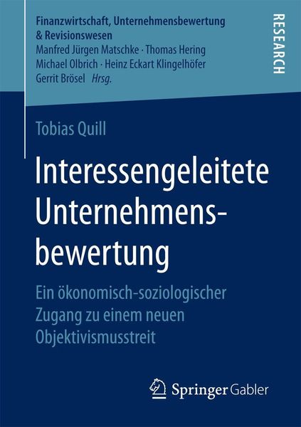 Produktbild: Interessengeleitete Unternehmensbewertung