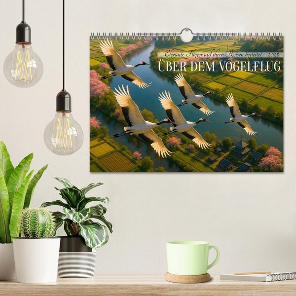 Produktbild: &Uuml;ber dem Vogelflug (Wandkalender 2026 DIN A4 quer), CALVENDO Monatskalender