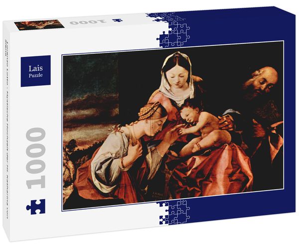 Produktbild: Lais Puzzle Lorenzo Lotto - Mystische Hochzeit der Hl. Katharina von Siena 1000 Teile