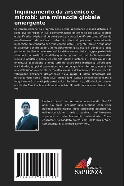 Produktbild: Inquinamento da arsenico e microbi: una minaccia globale emergente