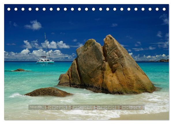 Produktbild: Seychellen - Inselparadiese Mah&eacute; La Digue Praslin (Tischkalender 2026 DIN A5 quer), CALVENDO Monatskalender