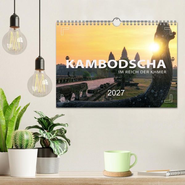 Produktbild: KAMBODSCHA - Im Reich der Khmer (Wandkalender 2027 DIN A4 quer), CALVENDO Monatskalender