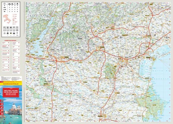 Produktbild: MARCO POLO Reisekarte Italien 04 Venetien, Friaul, Gardasee 1:200.000