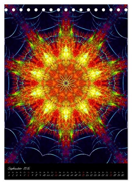 Produktbild: Mandala - Esoterik & Meditation (Tischkalender 2026 DIN A5 hoch), CALVENDO Monatskalender