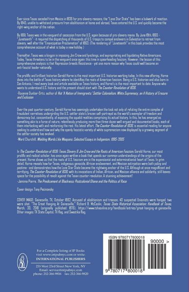 Produktbild: The Counter Revolution of 1836