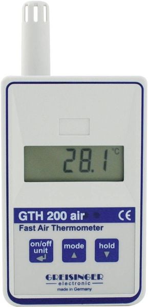 Greisinger GTH 200 AIR Temperatur-Messgerät -25 - +70°C Fühler-Typ
